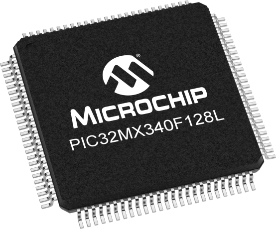 PIC32MX340F128L-80I/PT